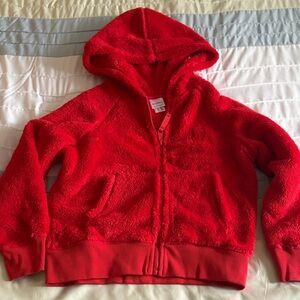 Hanna Andersson Vibrant Red Kids Hoodie